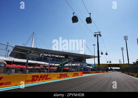 Miami, USA. 04th May, 2023. Circuit atmosphere. Formula 1 World Championship, Rd 5, Miami Grand Prix, Thursday 4th May 2023. Miami International Autodrome, Miami, Florida, USA. Credit: James Moy/Alamy Live News Stock Photo