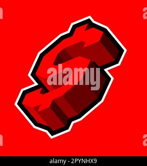 3d punctuation marks Stock Vector
