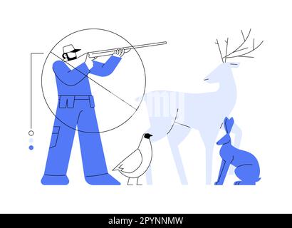 Hunting regulations abstract concept vector illustration Stock Vector ...
