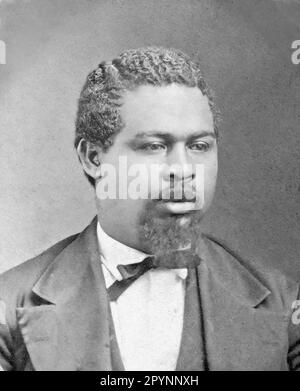 Robert Smalls. Portrait of African American politician and businessman who was born into slavery, Robert Smalls (1839-1915). c. 1868 Stock Photo