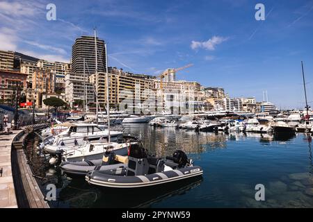 Monaco - 04/05/2023, branding illustration of the city during the 2023 Monaco ePrix, 7th meeting of the 2022-23 ABB FIA Formula E World Championship, on the Circuit de Monaco from May 4 to 6, 2023 in Monaco - Photo: Germain Hazard/DPPI/LiveMedia Stock Photo