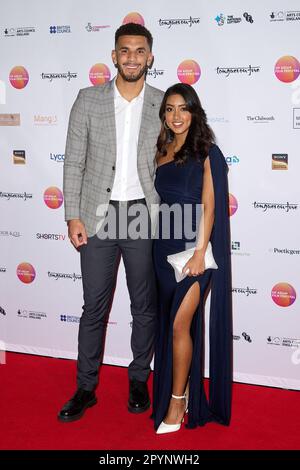 London, UK. Sanam Harrinanan and Kai Fagan at the ITV Summer Party