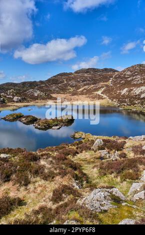 Innominate Tarn on the summit of Hay Stacks, Buttermere, Lake District, Cumbria Stock Photo