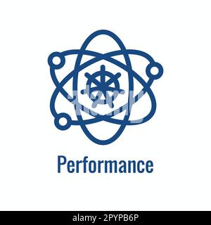 Kubernetes Development Environment Icon Showing Benefit Stock Vector