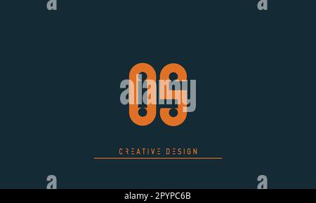 Alphabet letters Modern Creative logo OS , SO Stock Vector