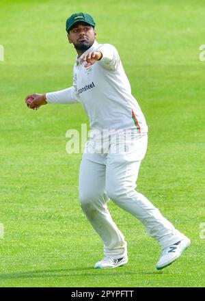 Incora Derbyshire County Cricket Ground, Derby, UK, 4 -7 May 2023. Derbyshire County Cricket Club v Leicestershire County Cricket Club  in the LC= Inter County Cricket Championships 2023  (Pictured: *******). Caption******  Picture: Mark Dunn/Alamy, Stock Photo