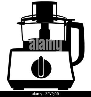 https://l450v.alamy.com/450v/2pypj0r/food-processor-electronic-kitchen-tool-in-black-and-white-minimalist-vector-illustration-2pypj0r.jpg