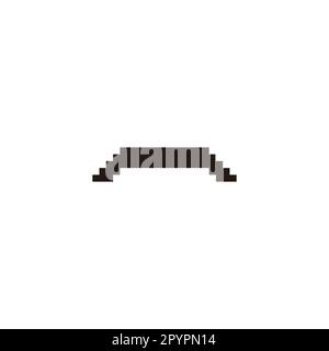 Bridge geometric symbol simple logo vector Stock Vector