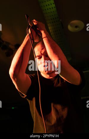 Belfast, Ireland, 4th May, 2023, Teesside Band Benefits, played The Deers Head in Belfast as part of their, UK and Ireland Tour Credit: Bonzo/Alamy Live News Stock Photo