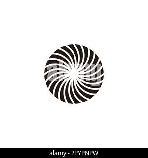Sun, fold geometric symbol simple logo vector Stock Vector