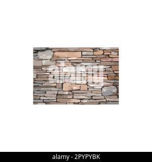 Brick, wall, illustration geometric symbol simple logo vector Stock Vector