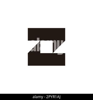 Letter Z point geometric symbol simple logo vector Stock Vector