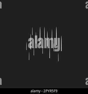 Rain, geometric symbol simple logo vector Stock Vector