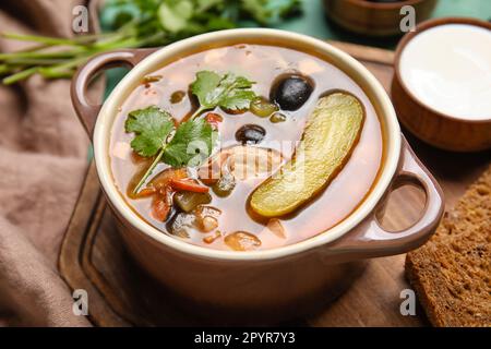 Nova Scotia Hodge Podge - soup made of a mixture of various ingredients  Stock Photo - Alamy