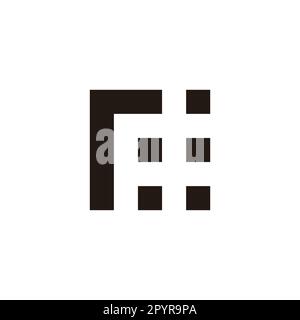 Letter r building geometric symbol simple logo vector Stock Vector