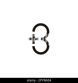 Letter n plus geometric symbol simple logo vector Stock Vector Image ...