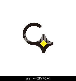 Letter G light, lamp geometric symbol simple logo vector Stock Vector