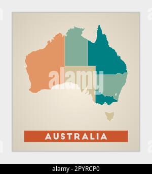 Australia Vector Patriotic Poster. Australian flag background design ...