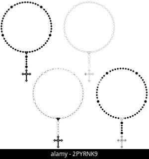 Catholic Rosary Vector Art Icons and Graphics for Free Download