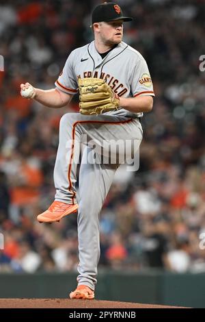 This is a 2023 photo of Logan Webb. This image reflects the San Francisco  Giants active roster as of Friday, Feb. 24, 2023, when the photo was taken.  (AP Photo/Morry Gash Stock