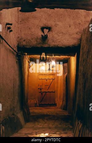 Ushaiqer is one of the oldest towns in the Saudi region of Najd Stock Photo