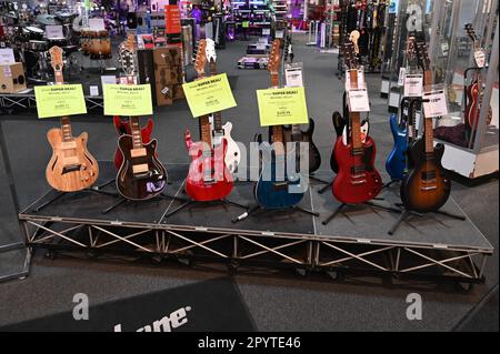 Sam Ash Guitar shop in Las Vegas Stock Photo