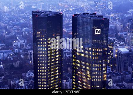 15.02.2017, Frankfurt, DEU, Germany, the headquarters of Deutsche Bank AG Frankfurt Stock Photo