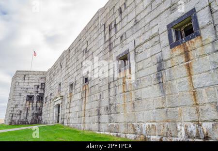 Fort Knox State Park in Maine on a Summer Day Stock Photo