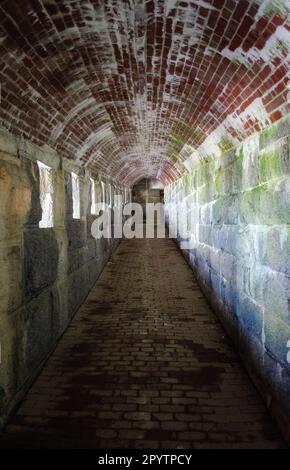 Fort Knox State Park in Maine on a Summer Day Stock Photo