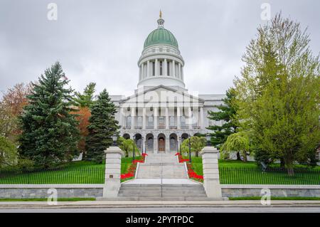 Maine State House in Augusta, Maine Stock Photo