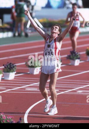 World Athletics Championships 1991 in Tokyo. Marathon: Konrad Dobler (Deut.). 01.09.1991. [automated translation] Stock Photo