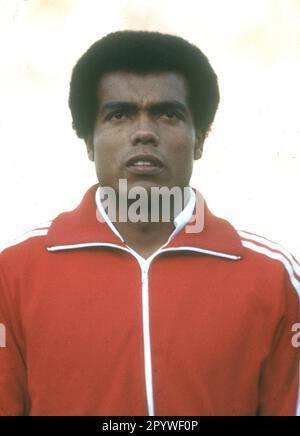 Soccer World Cup 1978. Peru - Iran 4:1/11.06.1978 in Cordoba. Teofilo Cubillas (Peru) Portrait. [automated translation] Stock Photo