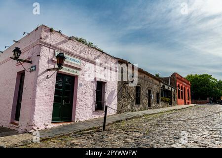 Colonial architecture, Unesco site Colonia del Sacramento, Uruguay Stock Photo