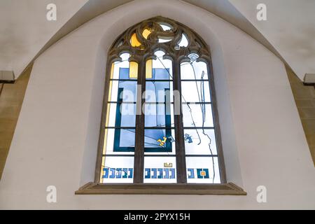 Stained glass window by Johannes Schreiter Heilig Geist Kirche