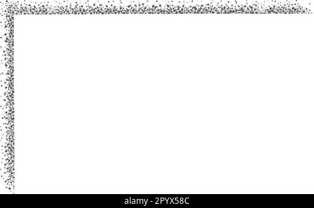 An L-shaped corner to use as a border for your designs, made with messy ...