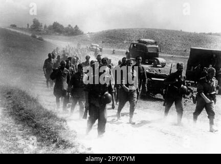 Stalin Line Position German soldiers fighting along the Stalin Line. Photo: Kintscher ...