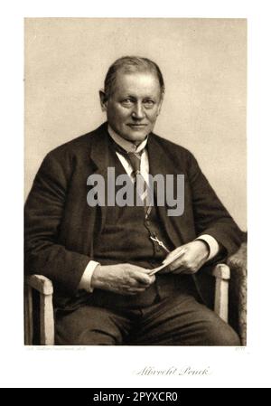 ALBRECHT PENCK (1858-1945) German geographer Stock Photo - Alamy