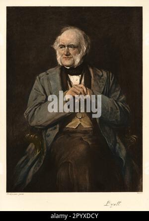 Sir Charles Lyell (1797-1875), Scottish geologist. Painting by Dickinson. Photo: Heliogravure, Corpus Imaginum, Hanfstaengl Collection. [automated translation] Stock Photo