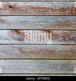 square background from shabby wooden planks Stock Photo