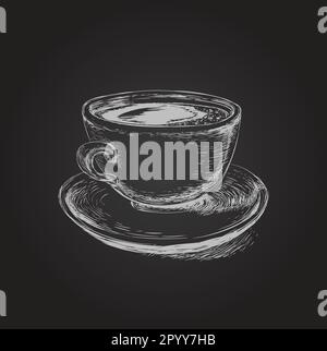 Hand Drawn Sketch Coffee Cup Vector Illustration Hand Drawn Sketch ...