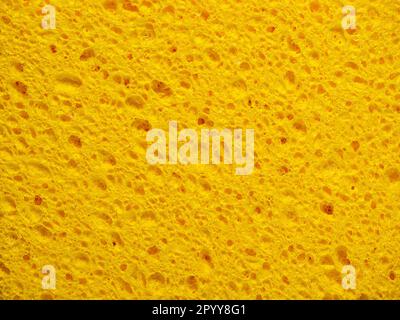 Abstract background with detail texture of yellow wash sponge Stock Photo