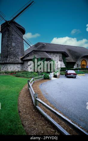 Windmill on Cape Cod, Massachusetts Stock Photo