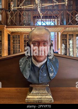 Medical library at the Pennsylvania hospital in Philadelphia PA Stock Photo