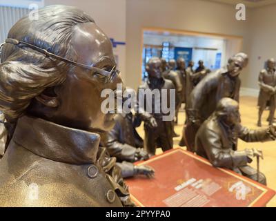 Signers Hall in the National Constitution Center in Philadelphia PA Stock Photo