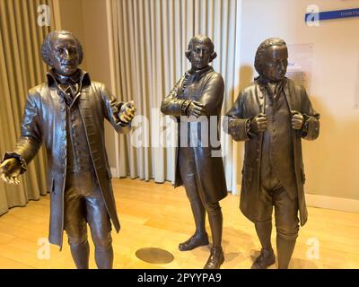 Signers Hall in the National Constitution Center in Philadelphia PA Stock Photo