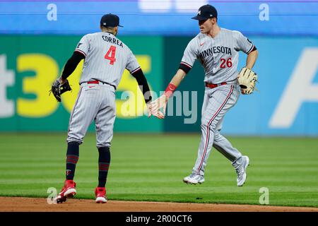 Minnesota Twins right fielder Max Kepler celebrates after sliding News  Photo - Getty Images