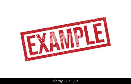 Example Rubber Stamp Seal Vector Stock Vector