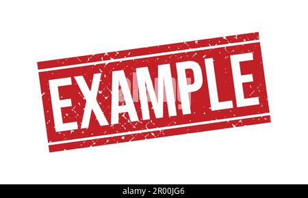 Example Rubber Stamp Seal Vector Stock Vector
