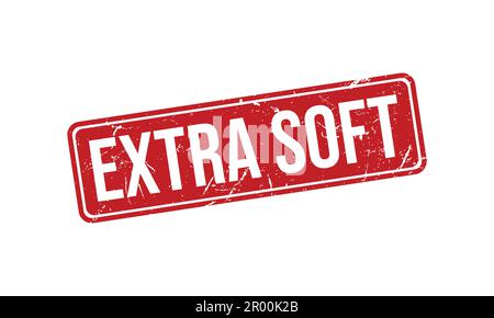 Extra Soft Stamp Seal Vector Illustration Stock Vector