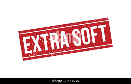 Extra Soft Stamp Seal Vector Illustration Stock Vector